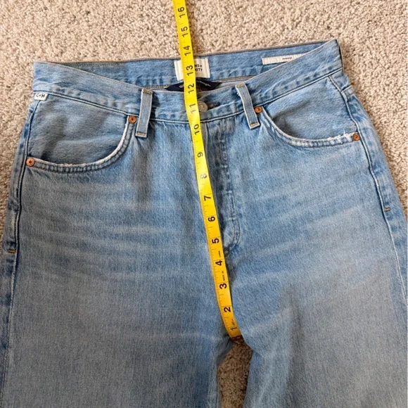 Citizens Of Humanity Annina Straight Leg Full Length Jenas in Blue Size 26 - Picture 7 of 10